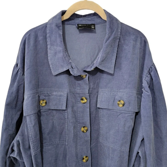 ASOS Curve Purple Long Sleeve Dress - Picture 4 of 9